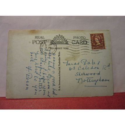 multiview, WOOLACOMBE, DEVON used postcard RP by Sweetman 1957 pm =