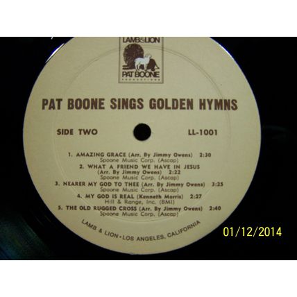 Pat Boone Sings Golden Hymns