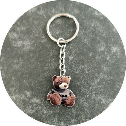 Bear Handmade Keyring Keychain Key Ring Hand Made Gift Cute 1 of 1 limited H3