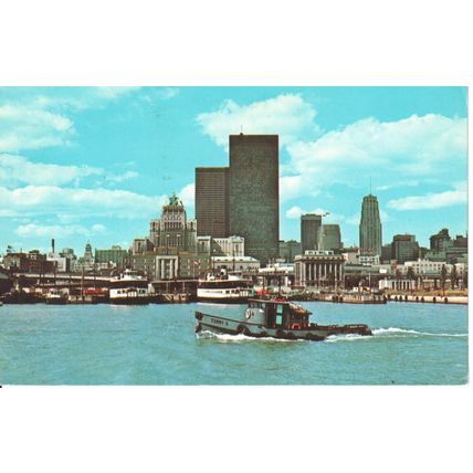 Canada Postcard 1970 - The Harbour and skyline, Toronto, Ontario