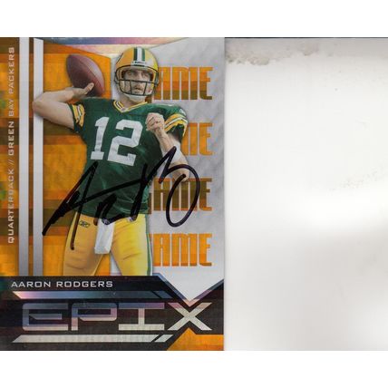 AARON RODGERS 2010 AUTOGRAPHED GREEN BAY PACKERS SUPER BOWL CHAMPION QUARTERBACK
