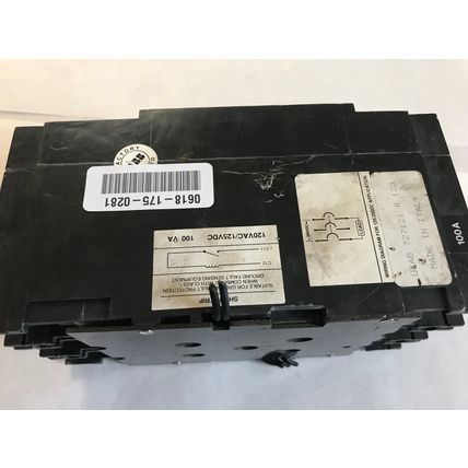 ABB CU7AL 75C,ABB ES,RS-9743,2POLE CIRCUIT BREAKER 100A,TE2060,TE3060,TE2150,SA