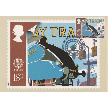 GB 1989 PHQ 150 Years of railways special franking on Mallard PHQ