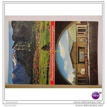 PASSIONSSPIELDORF, OBERAMMERGAU, GERMANY, Postcard