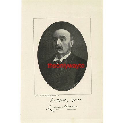 Lewis Morris, Author, Book Illustration (Print), 1895