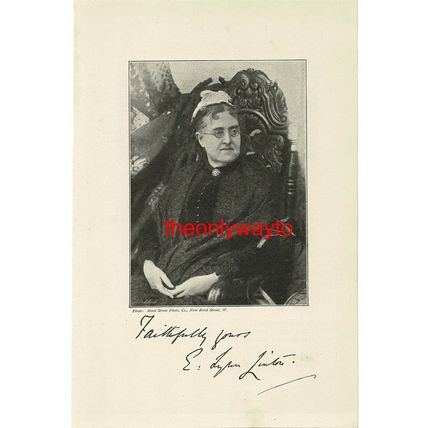 Mrs Lynn Linton (Nee Lynn), Author, Book Illustration (Print), 1895
