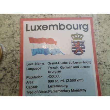 Luxembourg Pre Euro 4 Coin Set – 1, 5, 20, 50 franc