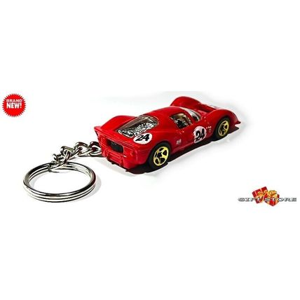KEYCHAIN RED FERRARI 330 P4 BERLINETTA PININFARINA CUSTOM Ltd GREAT GIFT