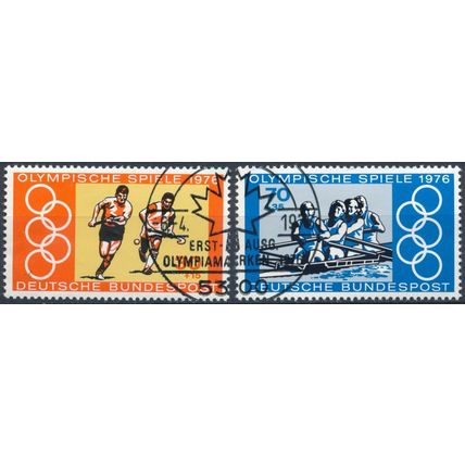 Olympic Games, Montreal - West Germany 1976 - FDI H - MiNr 888/9
