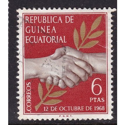 Equatorial Guinea 1968 Independence 6p Fine Used SG 3 VGC