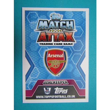 1. Wojciech Szczesny - Arsenal - Match Attax 2013/14 Football Card EF1