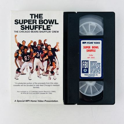 Chicago Bears The Super Bowl Shuffle VHS Tape 1985
