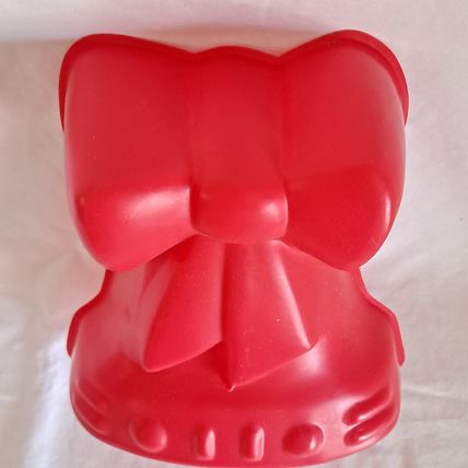 Christmas BELL BOW JELLO MOLD Jell-o Chocolate Plastic Bow Gelatin