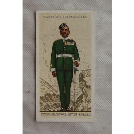 1938 Players Uniforms of the British Empire No. 39 Tehri-Garhwal State Forces