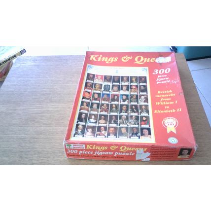 KINGS & QUEENS Jigsaw Puzzle (300 Piece) Michael Stanfield VINTAGE
