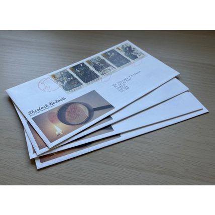 Royal Mail First Day Covers 1993 Sherlock Holmes FDC’s x4