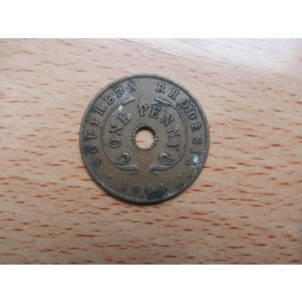 Southern Rhodesia 1944 1d 1 Penny Coin