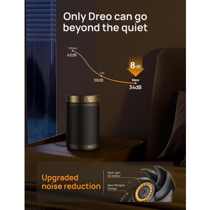 Dreo Space Heater, Portable Electric Heaters for Indoor Use with Thermostat and