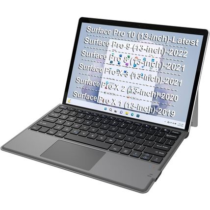 Arteck Surface Pro Keyboard Type Cover, Ultra-Slim Portable Bluetooth Wireless K