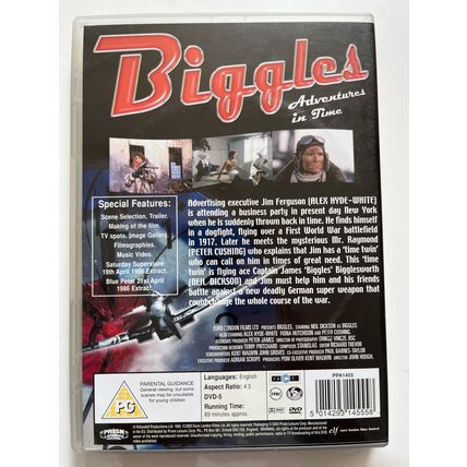 BIGGLES (1985) - UK DVD, 2003