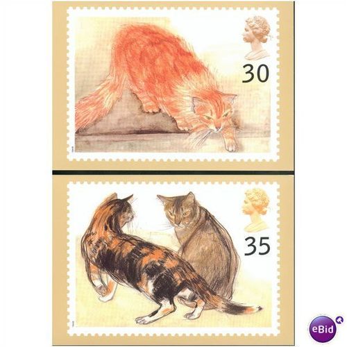 GB PHQ's mint set 1995 - Cats
