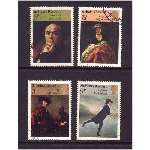 GREAT BRITAIN 1973 PAINTINGS SG 931 / 934 SET 4 VALS FINE USED #3