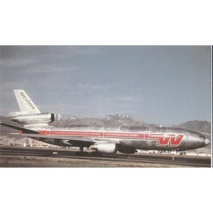Western Douglas DC10 Aircraft Postcard (A15364)