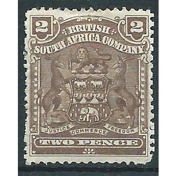 Rhodesia 1904 SG79 2d Brown Mounted Mint .. ..