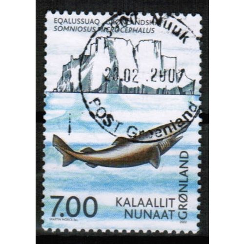 2002 Greenland Sc# 401 used - Greenland Shark 7.00kr