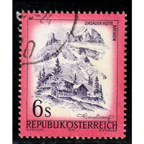 Austria 1975 Landscapes 6S Used Stamp.