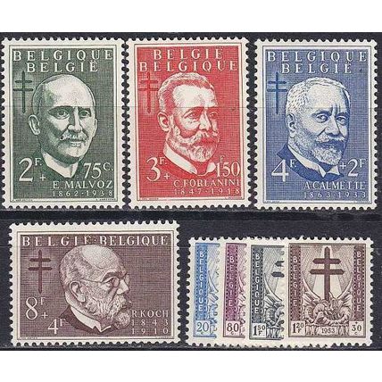 BELGIEN BELGIUM [1953] MiNr 0979-86 ( **/mnh )