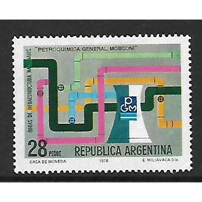 ARGENTINA REP 1976 28p GENERAL MOSCONI COOLING TOWER SG1526 FINE USED