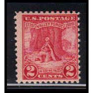 645 2c Valley Forge Average Plus MNH O1233