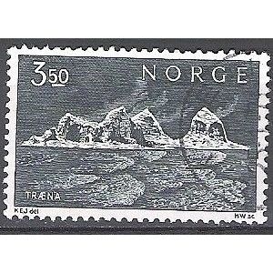 Norge 1969 Michel 587 O Cote (2013) 0.30 Euro Ile de Traena Cachet rond