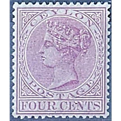 Ceylon 1887 SG148 4c Rosy-Mauve Wmk Crown CA Mounted Mint ..