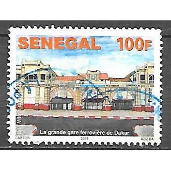 Sénégal 2016 LA GRANDE GARE DAKAR OBLITERE ( USED )