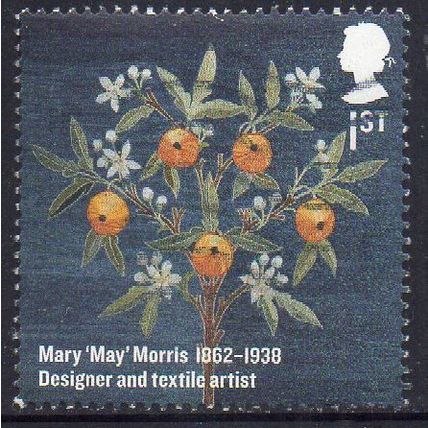 GB 2012 Britons of Distinction - Mary May Morris, Textile Artist 1st Used