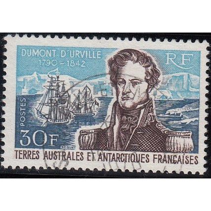 TAAF 1968 Michel 39 O Cote (2005) 100.00 € Amiral Dumont d'Urville Cachet rond