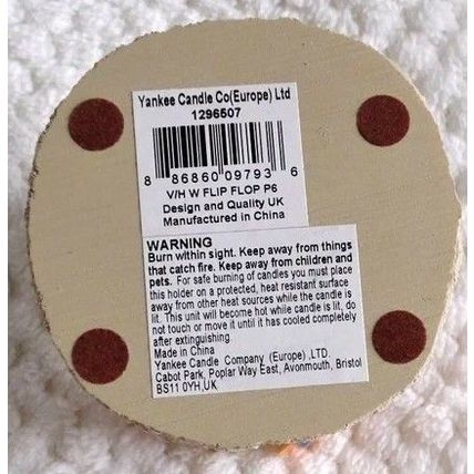 Yankee Candle Votive Holder Flip Flop Till You Drop
