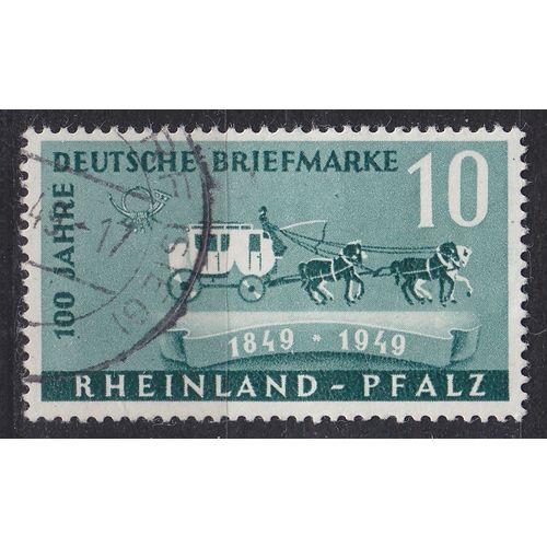 GERMANY Alliiert Franz. Zone [RheinlPfalz] MiNr 0049 ( O/used ) [01]