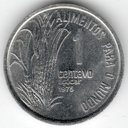 Brazil : 1 Centavo 1975 F.A.O. (2)