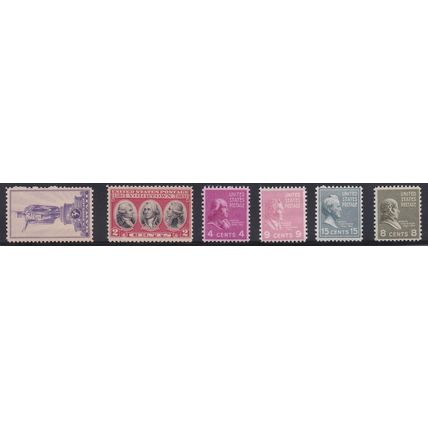 808 4c James Madison Fine Plus MNH VA0808c