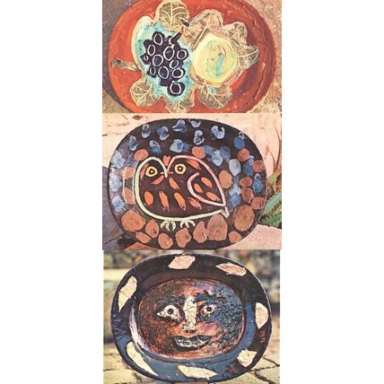 Picasso Chandelier Candlestick Jug & Enamelled Saucepan Painting Postcard