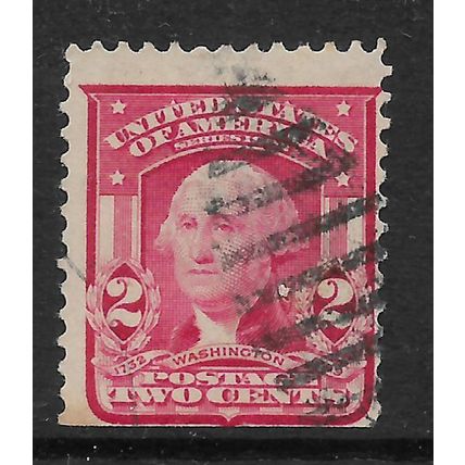 USA 1903 2c SCARLET WASHINGTON SG 326 FINE USED
