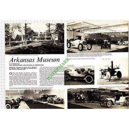 Arkansas Museum Automobile Rockefeller Morrilton USA Alan Symonds - 1968 Article