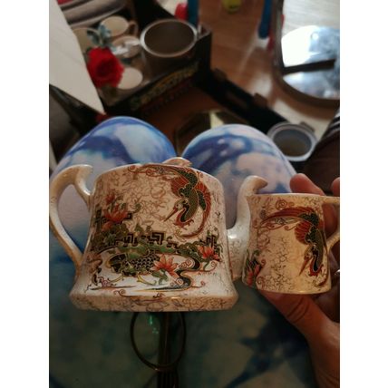 Phoenix Ware Teapot And Milk Jug