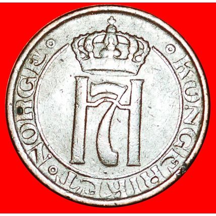 Ⰶ 2 sold(1909-1952): NORWAY★2 ORE 1947 HAAKON VII 1905-1957★LOW START★NO RESERVE