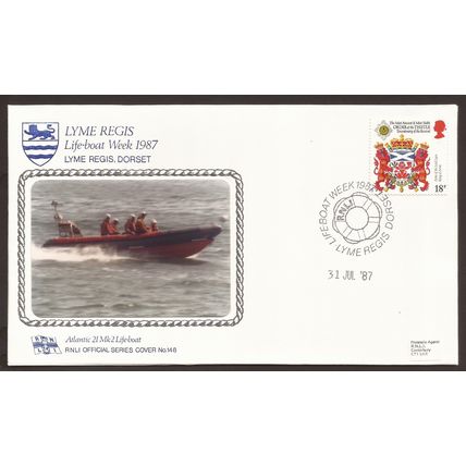 1987 RNLI Official Series Cover No. 148