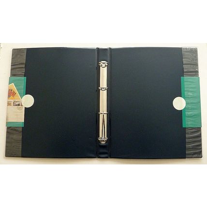W H SMITHS COLLECTORS RANGE 4 RING PADDED ALBUM - FOR STAMPS/COINS - NO LEAVES