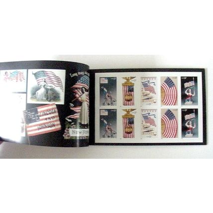 Old Glory Booklet Containing Twenty 37 Cent Postage Stamps Scott 3780